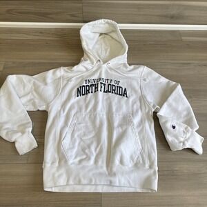 Champion Reverse Weave Hoodie Sweatshirt Sz SM University Of‎ North Florida UNF